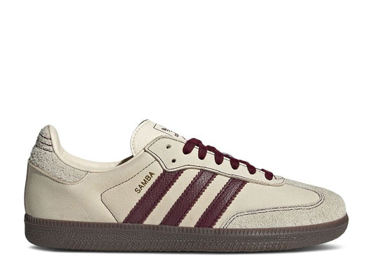 Adidas Samba OG Wonder White Maroon (9865041281351)