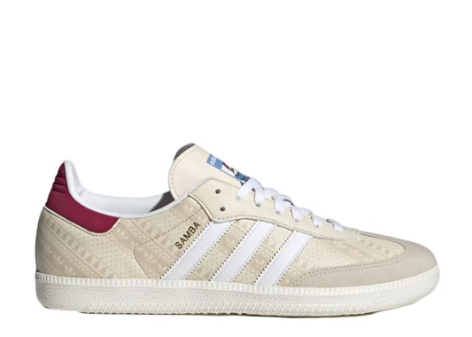 Adidas Samba Wonder White Legacy Burgundy (9916782510407)