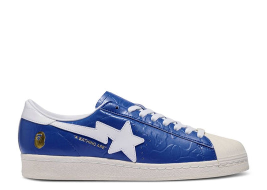 Adidas Superstar Vintage Bape Blue White (10224173875527)