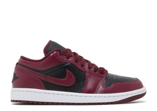 Air Jordan 1 Low Black Dark Beetroot (9864915190087)