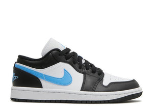 Air Jordan 1 Low Black University Blue White (9864915124551)