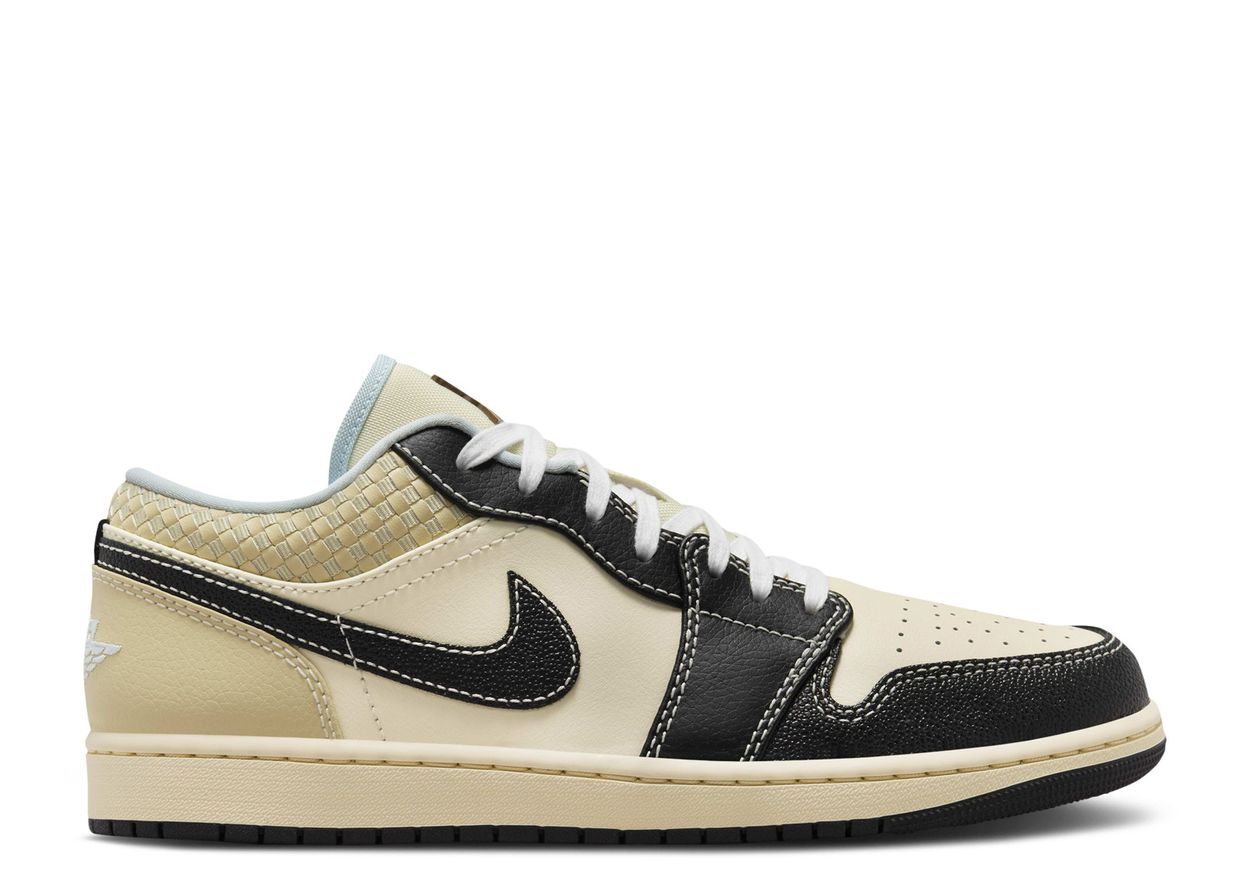 Air Jordan 1 Low SE Coconut Milk Black Muslin (9864815870279)