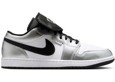 Air Jordan 1 Low SE Metallic Silver Tiempo