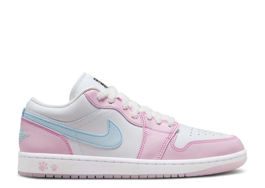 Air Jordan 1 Low SE Paw Print Pink Foam (9865003827527)