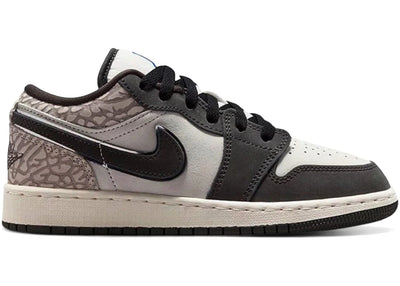 Air Jordan 1 Low SE Sail Deep Pewter Elephent Print