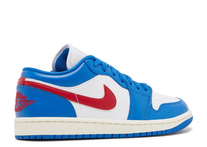 Air Jordan 1 Low Sport Blue Gym Red (9868339151175)