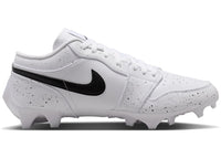 Air Jordan 1 Low TD Cleat White Black Splatter
