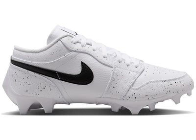 Air Jordan 1 Low TD Cleat White Black Splatter