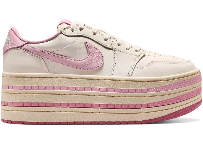 Air Jordan 1 Low Triple Stack Pale Ivory Iced Carmine