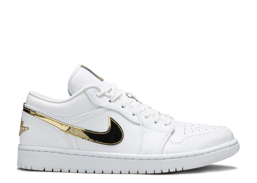 Air Jordan 1 Low White Metallic Gold (9864784380231)