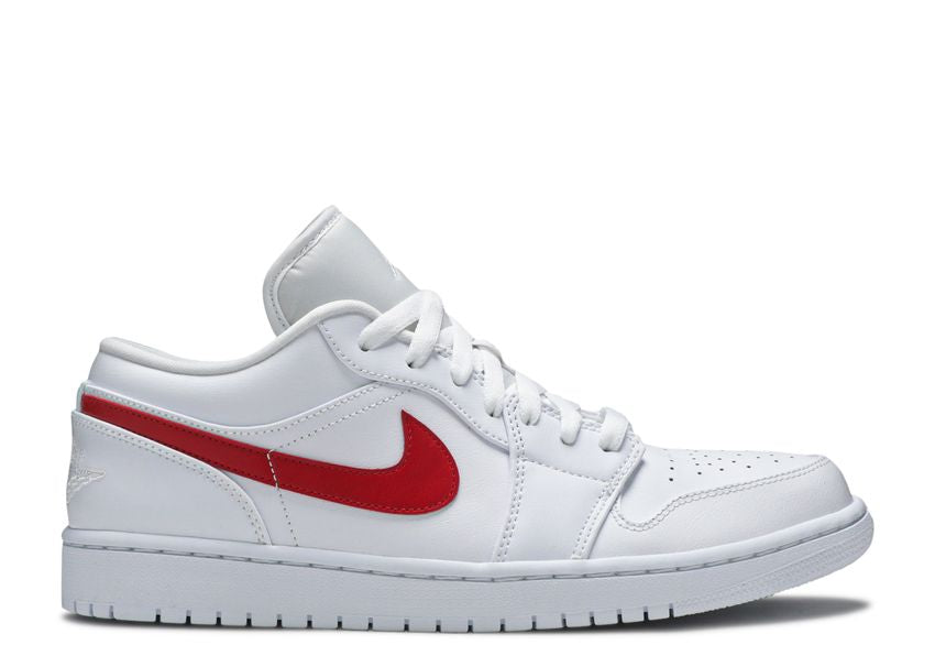 Air Jordan 1 Low White University Red (9868338430279)