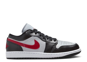 Air Jordan 1 Low Wolf Grey Gym Red (9864797716807)