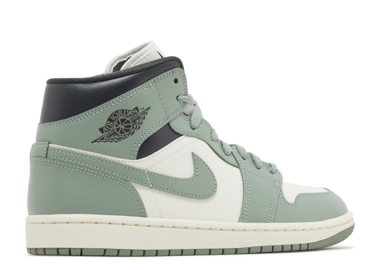 Air Jordan 1 Mid Jade Smoke (9865090957639)