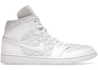 Air Jordan 1 Mid Quilted White