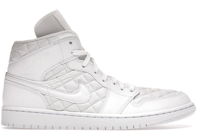 Air Jordan 1 Mid Quilted White
