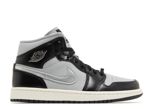 Air Jordan 1 Mid SE Black Metallic Silver (9864784249159)