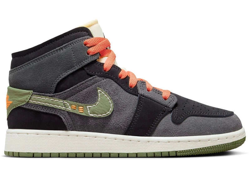 Air Jordan 1 Mid SE Craft Anthracite Light Olive