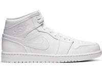 Air Jordan 1 Mid Triple White 2020