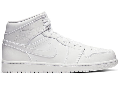 Air Jordan 1 Mid Triple White 2020