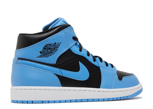 Air Jordan 1 Mid University Blue Black (9868335808839)