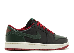 Air Jordan 1 Retro Low OG Gorge Green Varsity Red (9864797618503)