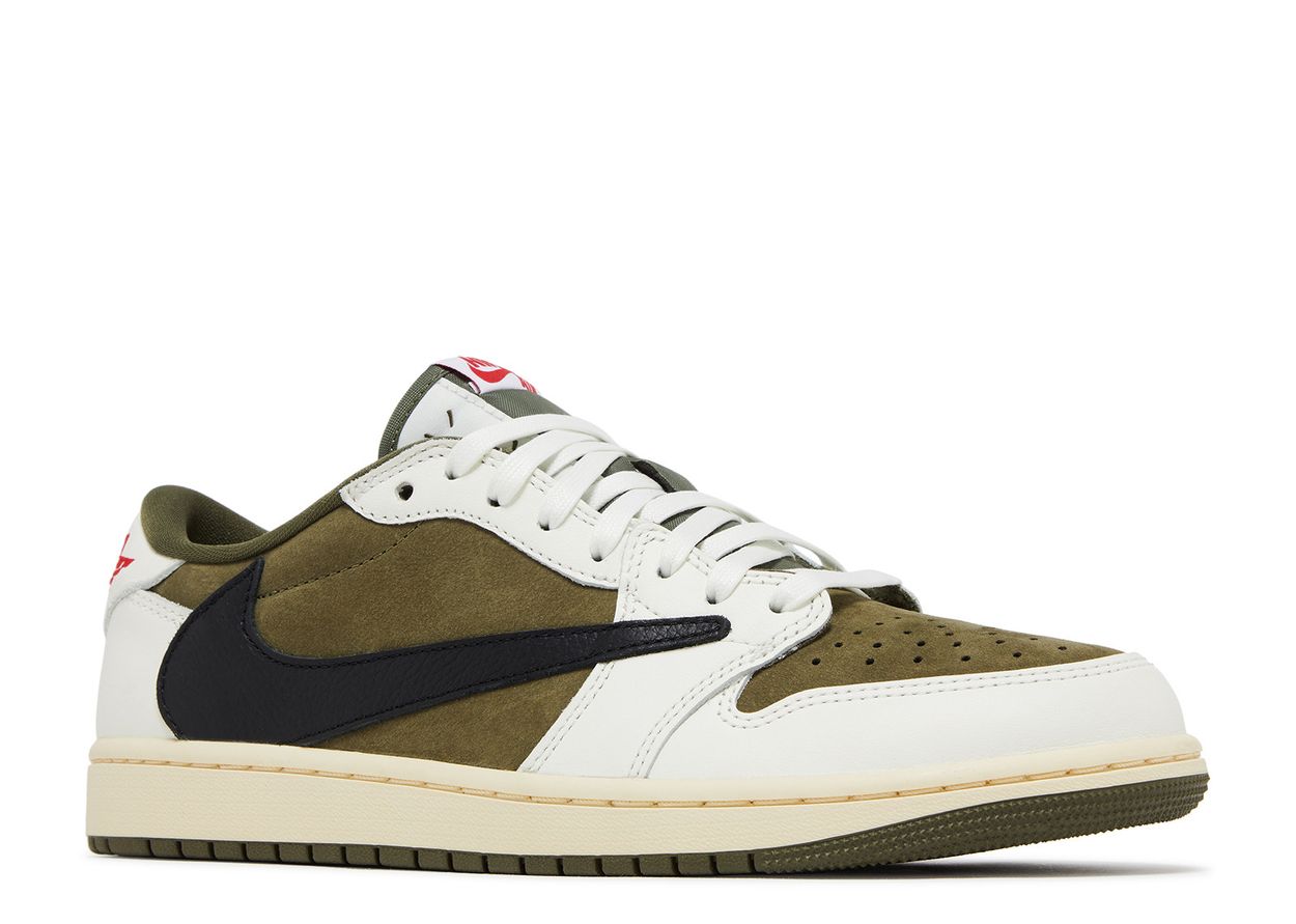 Air Jordan 1 Retro Low OG SP Travis Scott Medium Olive (9661913465159)