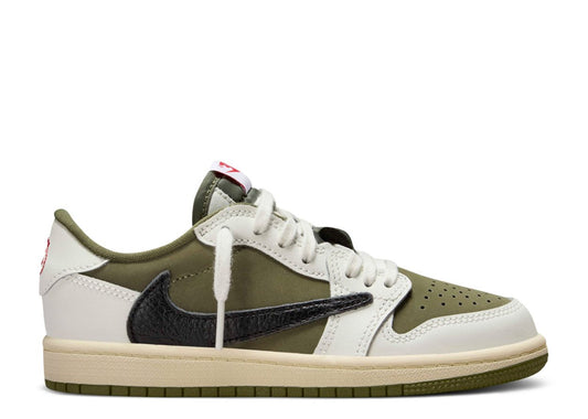 Air Jordan 1 Retro Low OG SP Travis Scott Medium Olive (PS) (9864898806087)