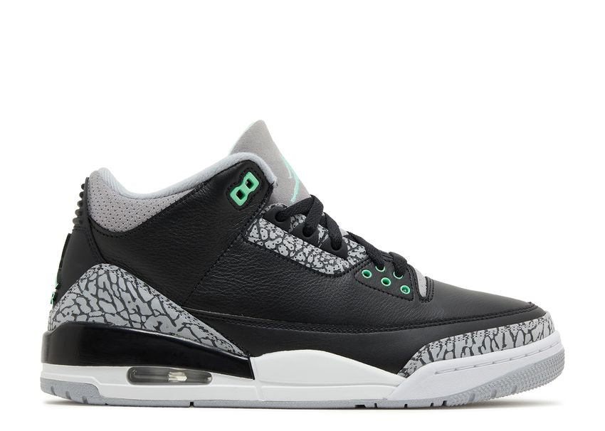 Air Jordan 3 Retro Green Glow (9865474801991)