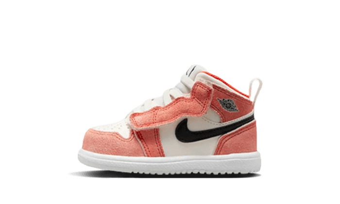 Air Jordan 1 Mid SE Orange Suede Bébé (TD) (6771036488007)