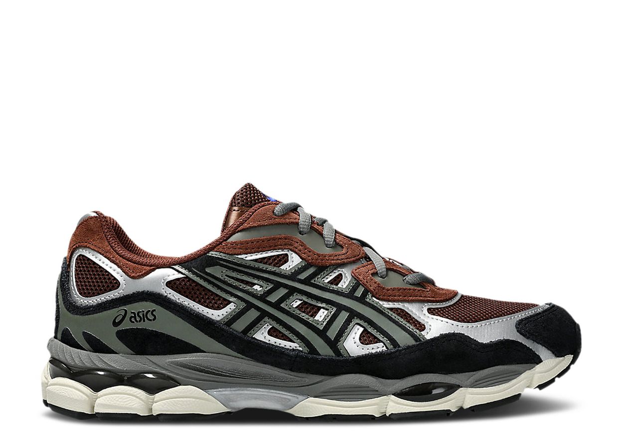 Asics Gel-NYC Reddish Brown Steeple Grey (9864960573767)