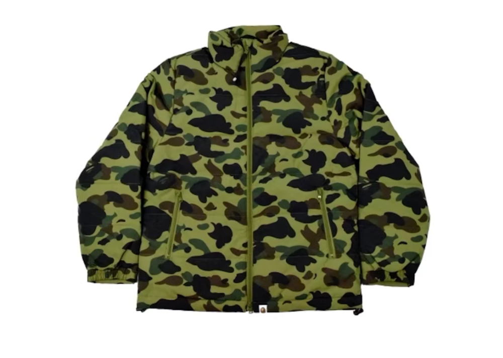 Bape Premium Happy New Year Puffer Jacket (SS22) Green (9864837693767)