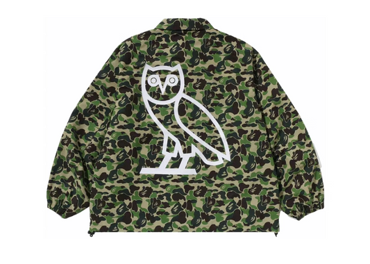 Bape x OVO ABC Camo Coach Jacket Green (9864838119751)