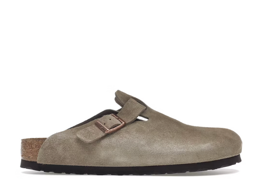 Birkenstock Boston Soft Footbed Suede Taupe (9865534898503)