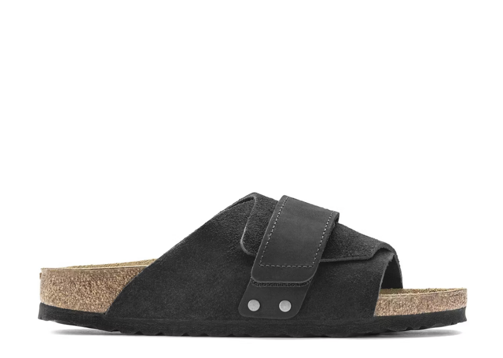 Birkenstock Kyoto Nubuck Suede Black (9865111994695)