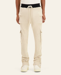 PANTALON CARGO FP VELOURS - BEIGE