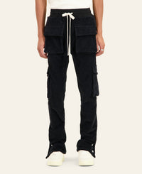 PANTALON CARGO FP VELOURS - NOIR