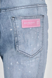 JEANS SKY BLUE PINKY