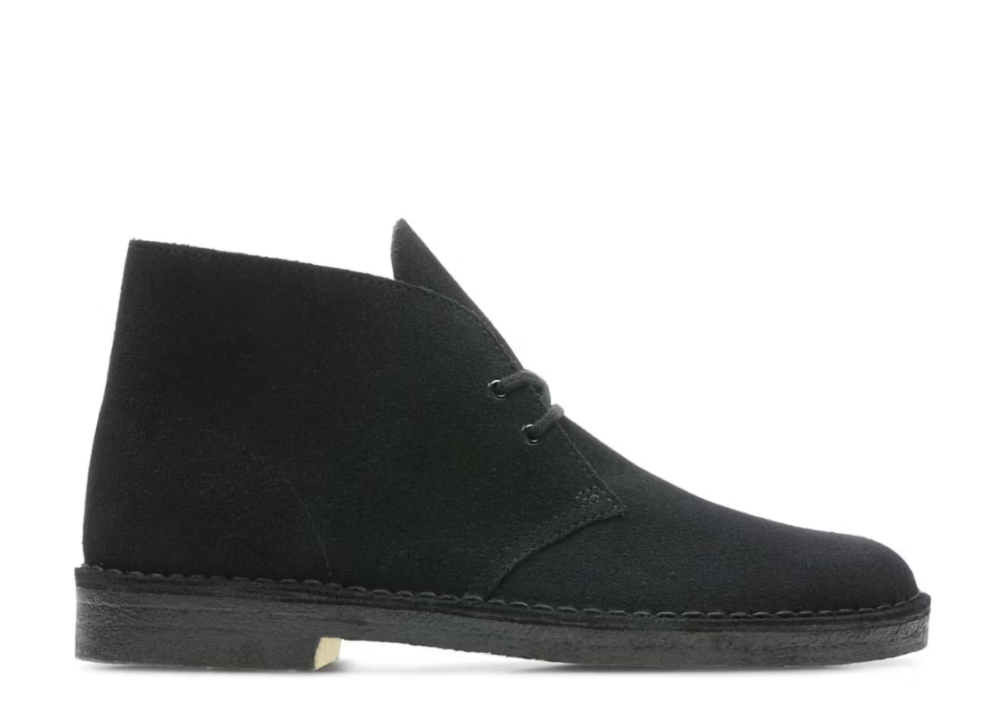 Clarks Desert Black Suede (9864849064263)