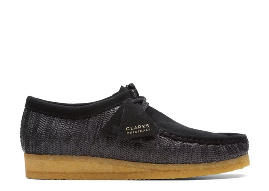 Clarks Originals Wallabee Black Raffia Txt (9864852898119)