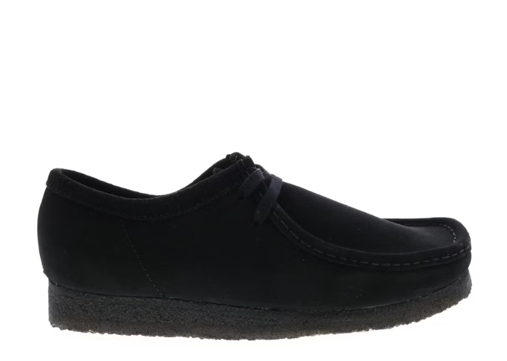 Clarks Originals Wallabee Boot Black Suede (9864852996423)