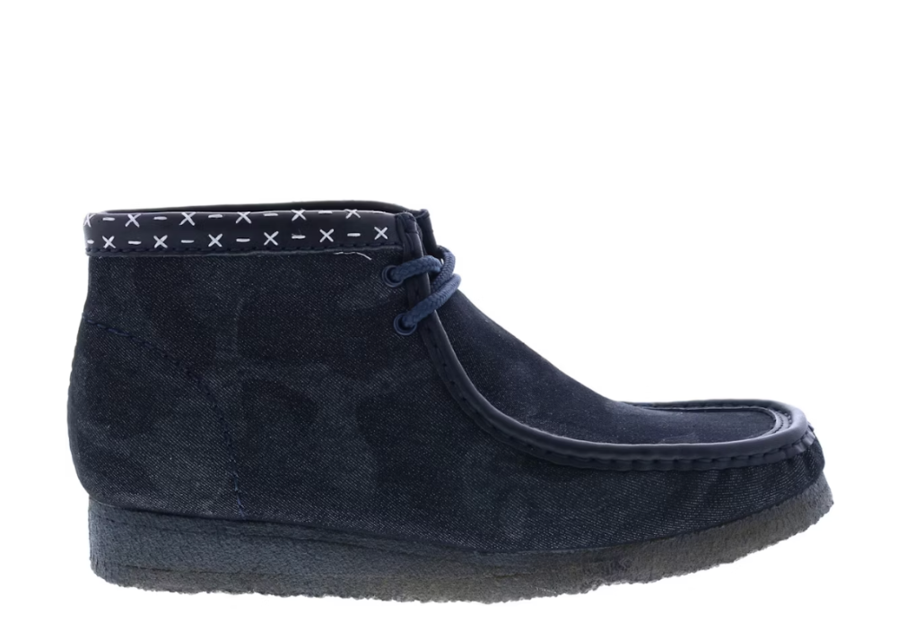 Clarks Originals Wallabee Boot Denim Blue (9864848703815)