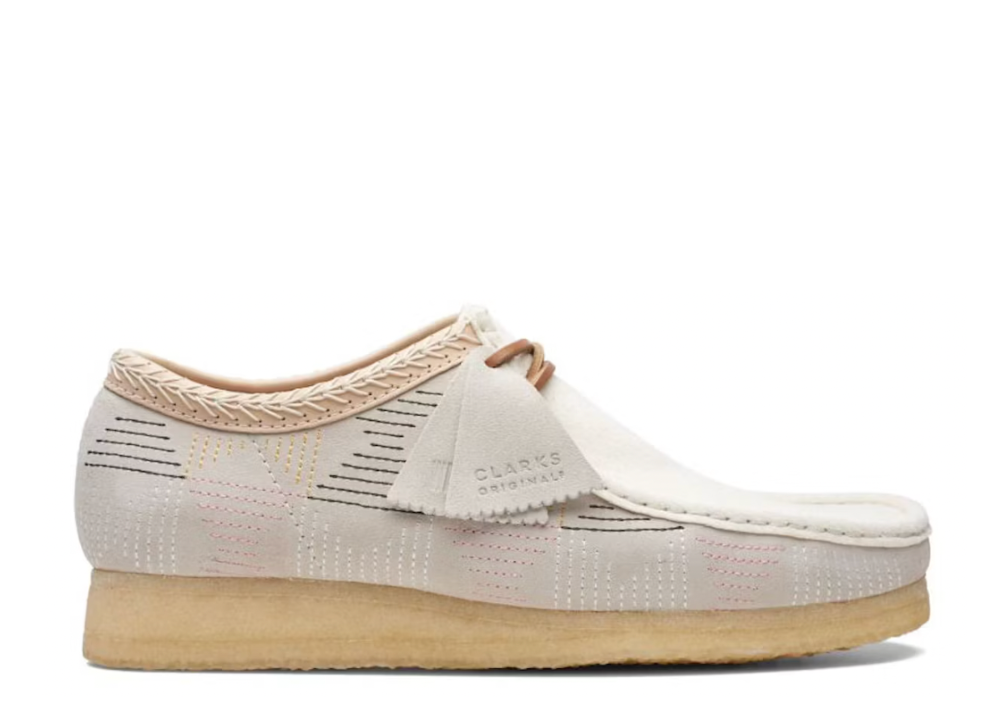 Clarks Originals Wallabee Off White Hairy (9864852832583)