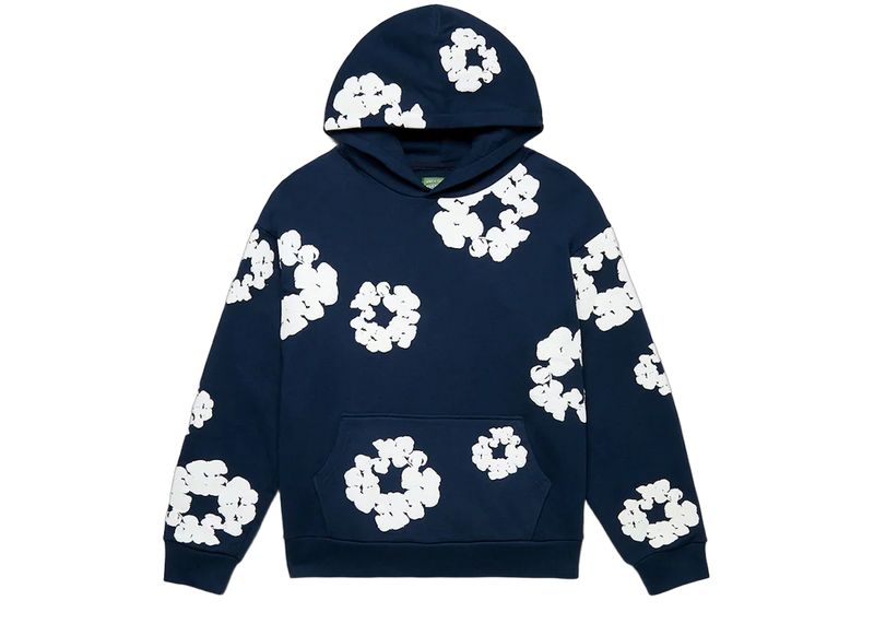 Denim Tears Cotton Wreath Hoodie Marine