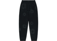 Denim Tears Cotton Wreath Sweatpants Noir Monochrome