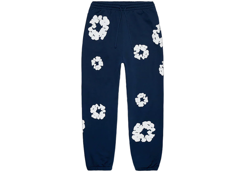 Denim Tears Cotton Wreath Sweatpants Navy