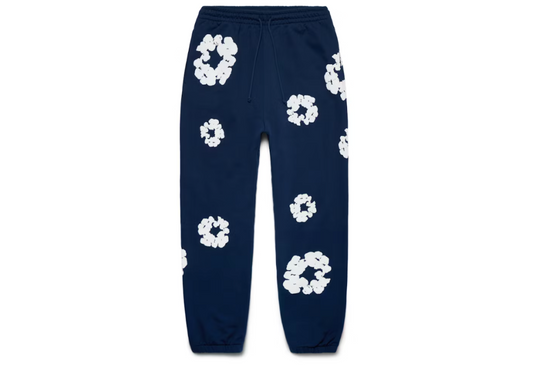 Denim Tears Cotton Wreath Sweatpants Navy (9864979284295)