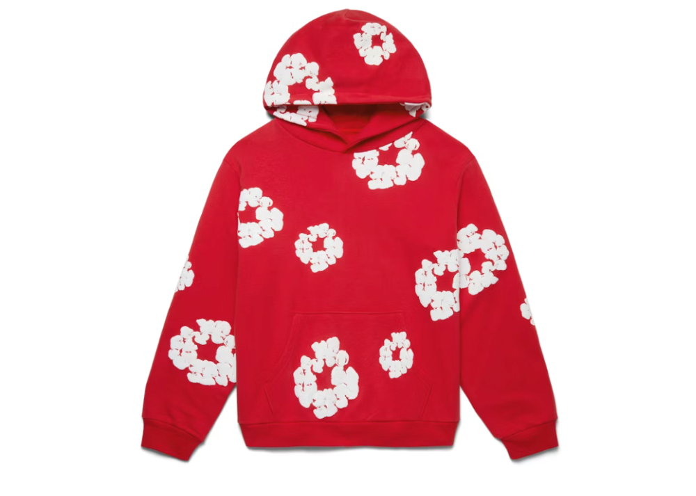 Denim Tears Cotton Wreath Sweatshirt Red (9864976793927)