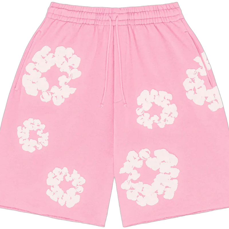 Denim Tears The Cotton Wreath Shorts Pink