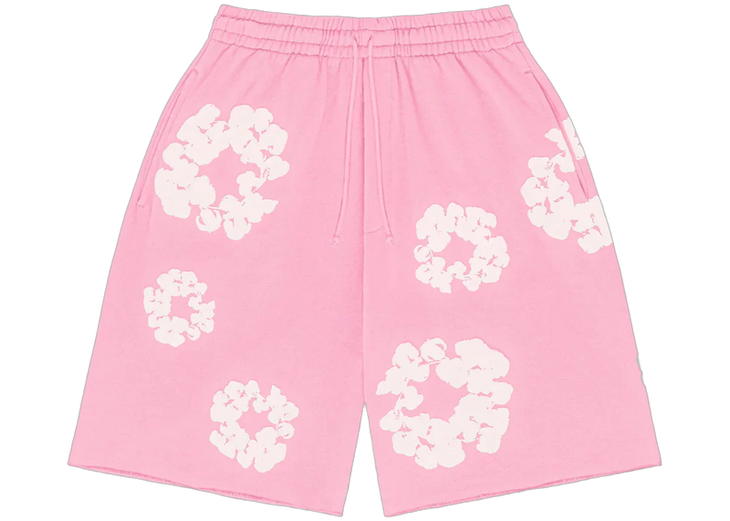 Denim Tears The Cotton Wreath Shorts Pink
