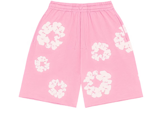 Denim Tears The Cotton Wreath Shorts Pink (9864985313607)